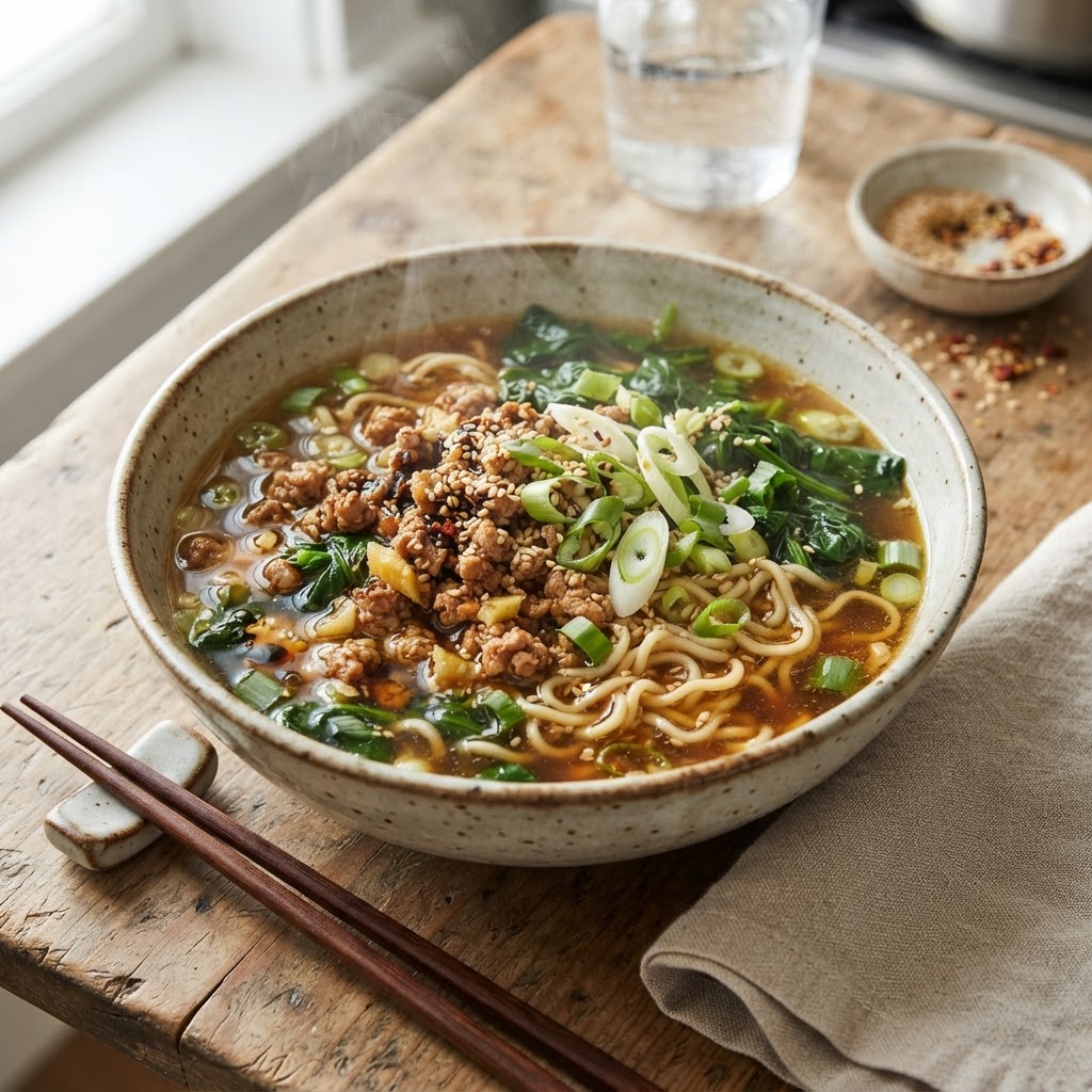 Sesame Ginger Turkey Ramen