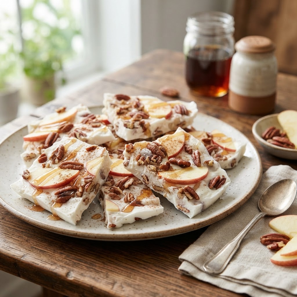 Maple Cinnamon Yogurt Bark