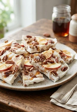 Maple Cinnamon Yogurt Bark