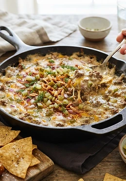 Dill Pickle Cheeseburger Dip