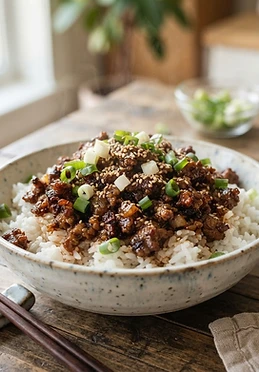 Mongolian Ground Beef Bowls