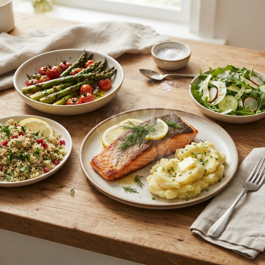 What to Serve With Salmon: Sides by Cooking Method