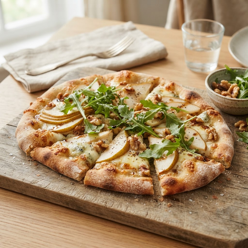 Pear Gorgonzola Flatbread