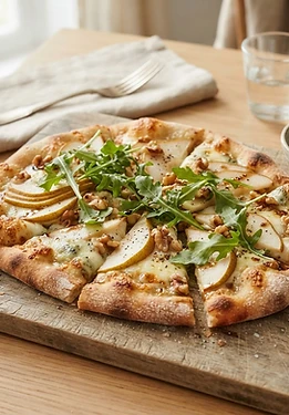 Pear Gorgonzola Flatbread