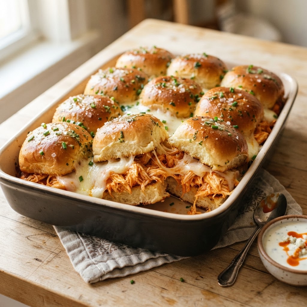 Buffalo Chicken Sliders
