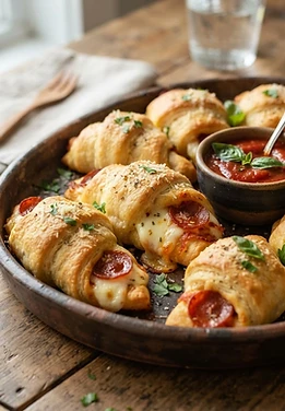 Pizza Stuffed Crescent Rolls