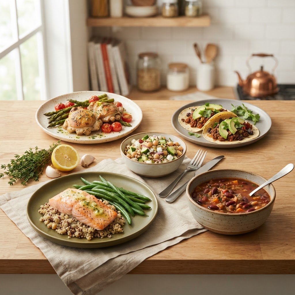 How to Plan Five Dinners From One Shopping List Without Eating Repeats