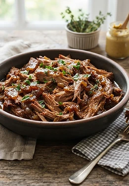 Slow Cooker Apple Cider Pulled Pork