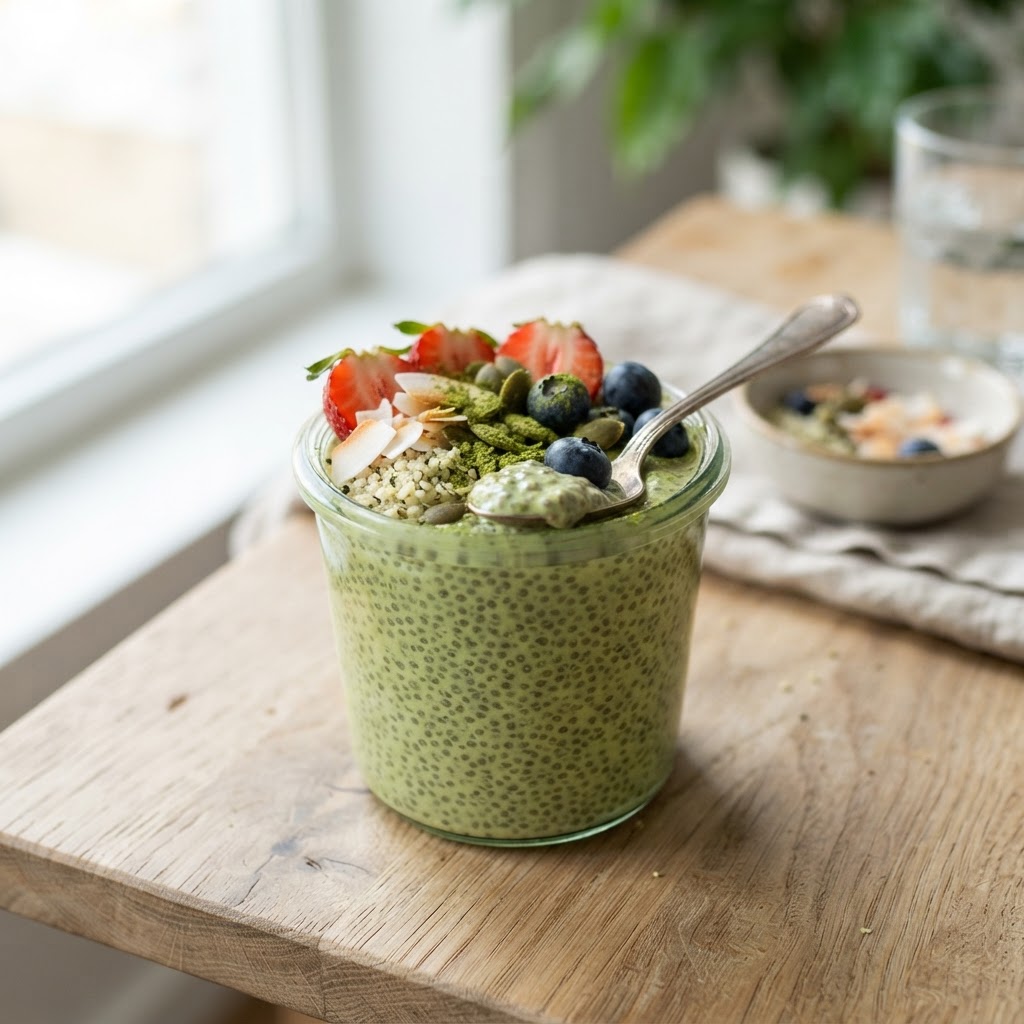 Matcha Chia Pudding