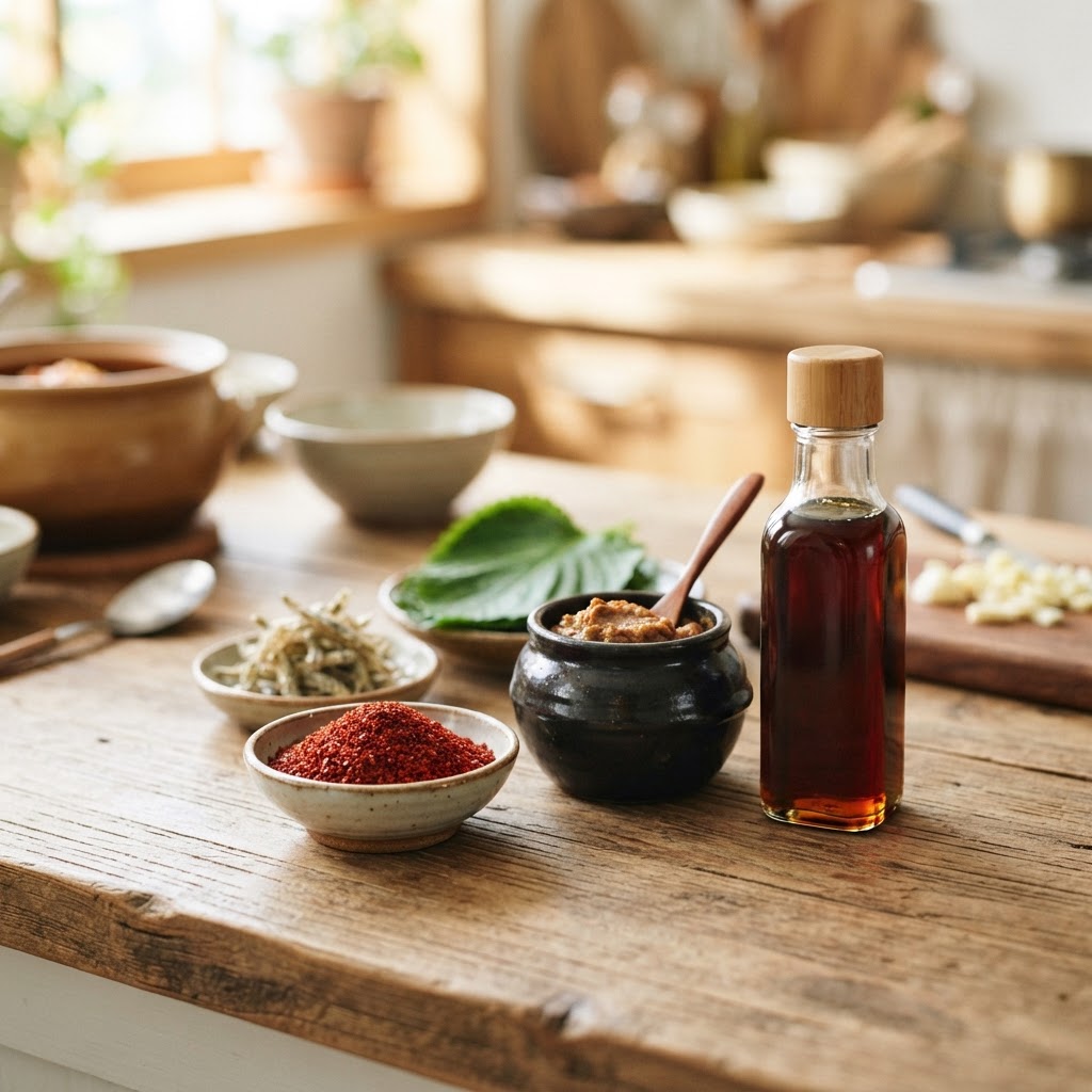 Korean Pantry Beyond Gochujang: Gochugaru, Doenjang, Sesame Oil, and Fermented Staples