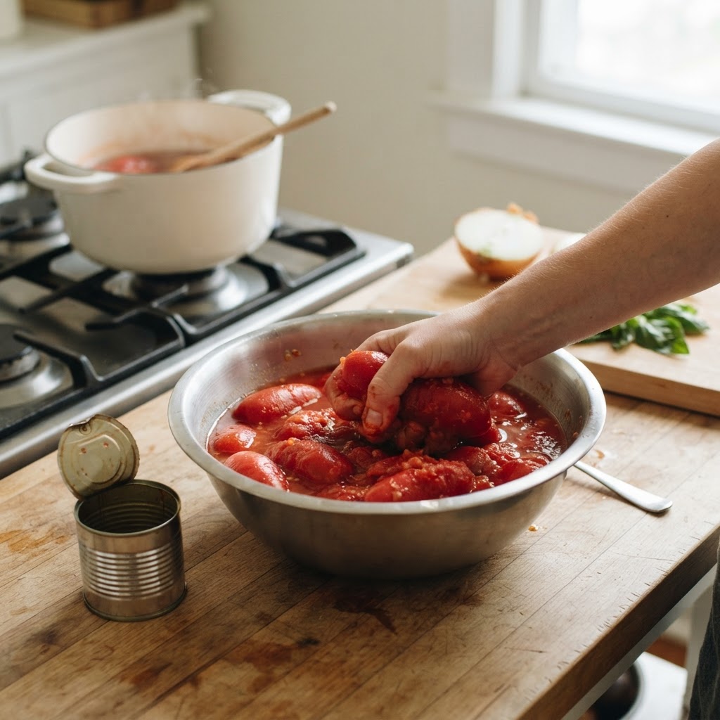 Canned Tomatoes Explained: Whole, Crushed, Diced, Puree, Sauce, and Paste cooking technique