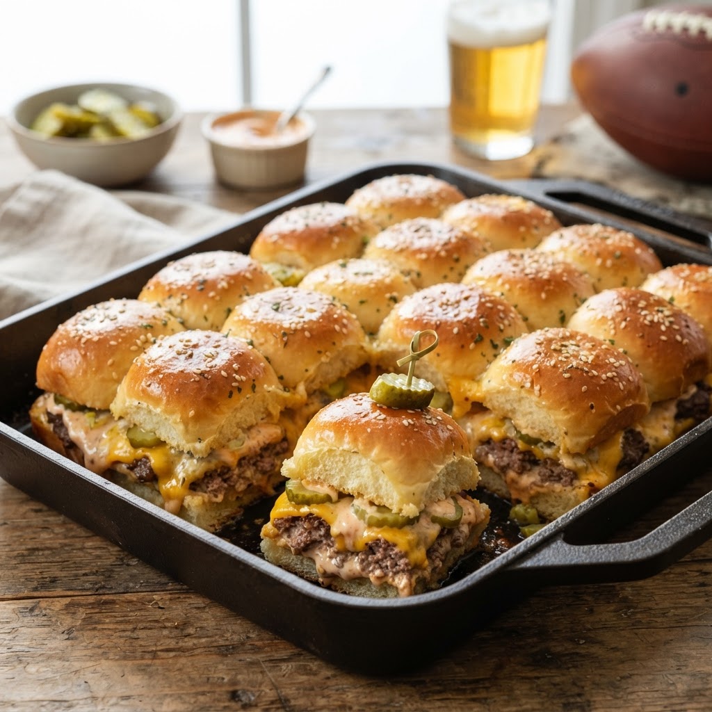 Game Day Cheeseburger Sliders