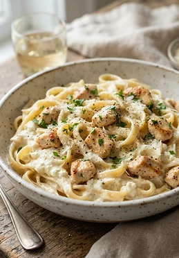 Cottage Cheese Chicken Alfredo