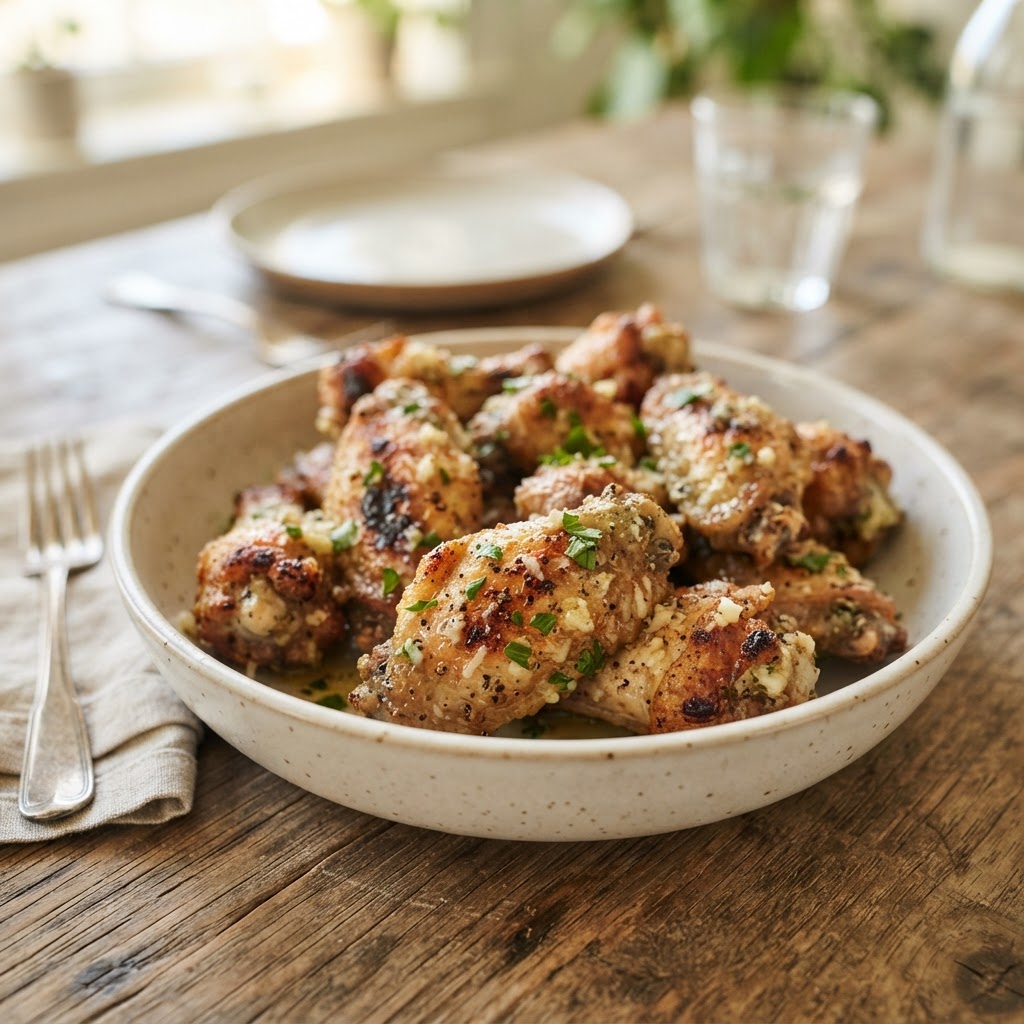 Garlic Parmesan Chicken Wings