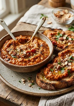 Charred Scallion Romesco