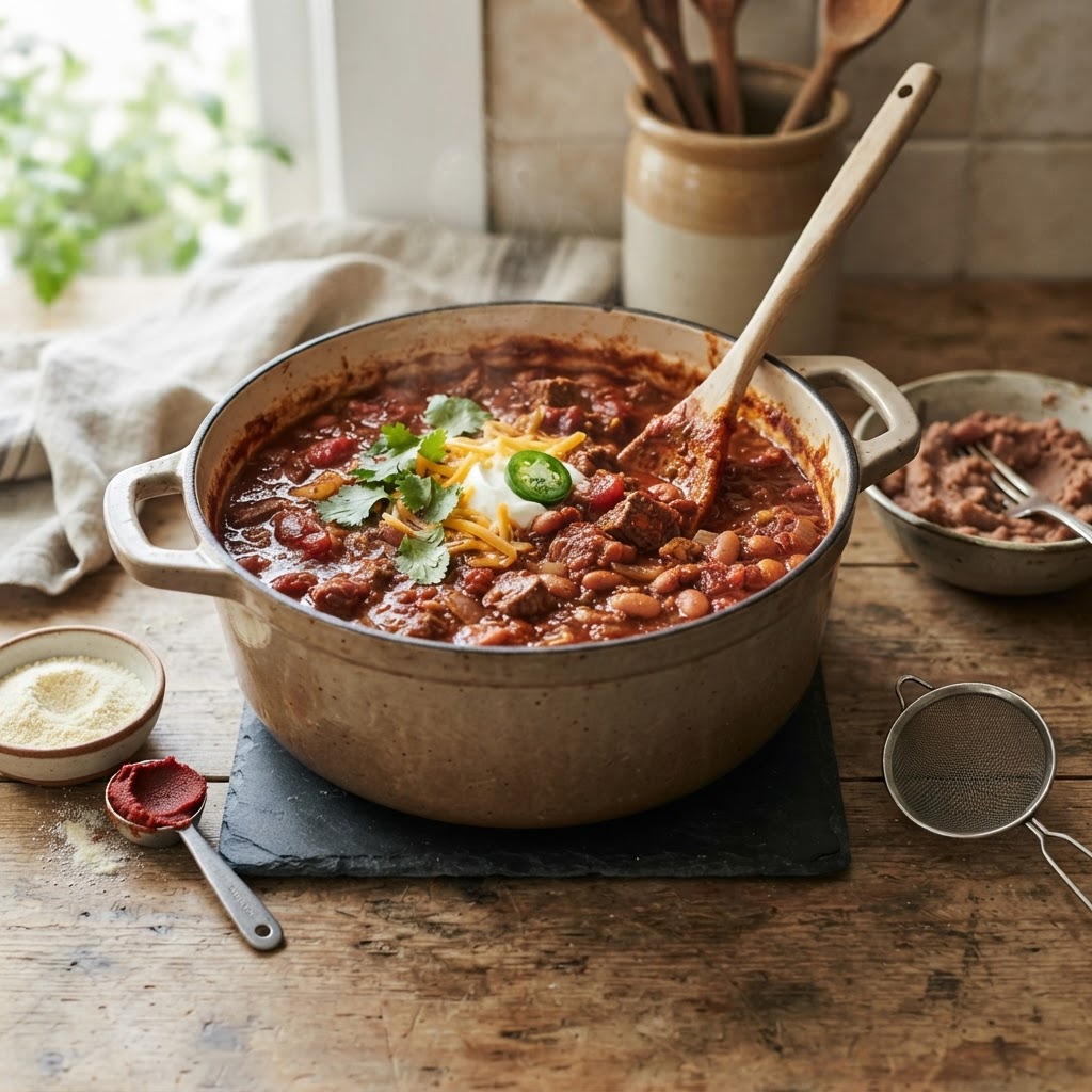 How to Make Slow Cooker Chili Thicker