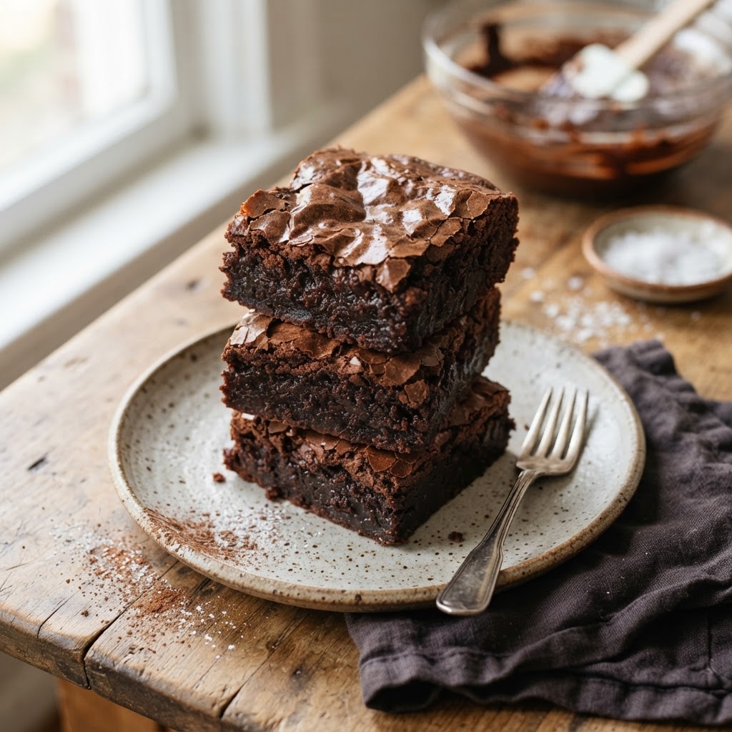 Fudgy Cocoa Brownies