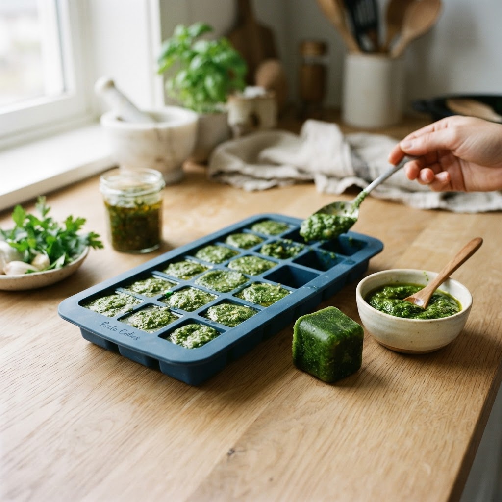 How to Freeze Pesto, Herb Sauces, and Chimichurri