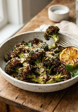 Roasted Broccoli with Parmesan