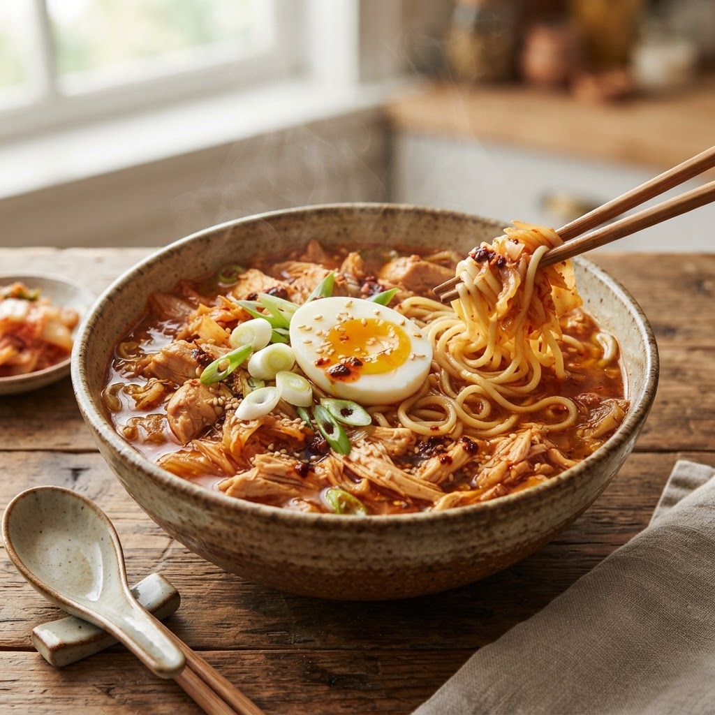 Kimchi Chicken Ramen