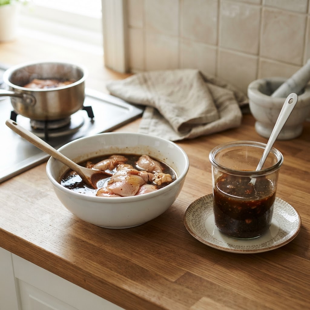 Marinade Safety: Raw-Meat Marinades, Basting, Boiling, and Reserved Sauce