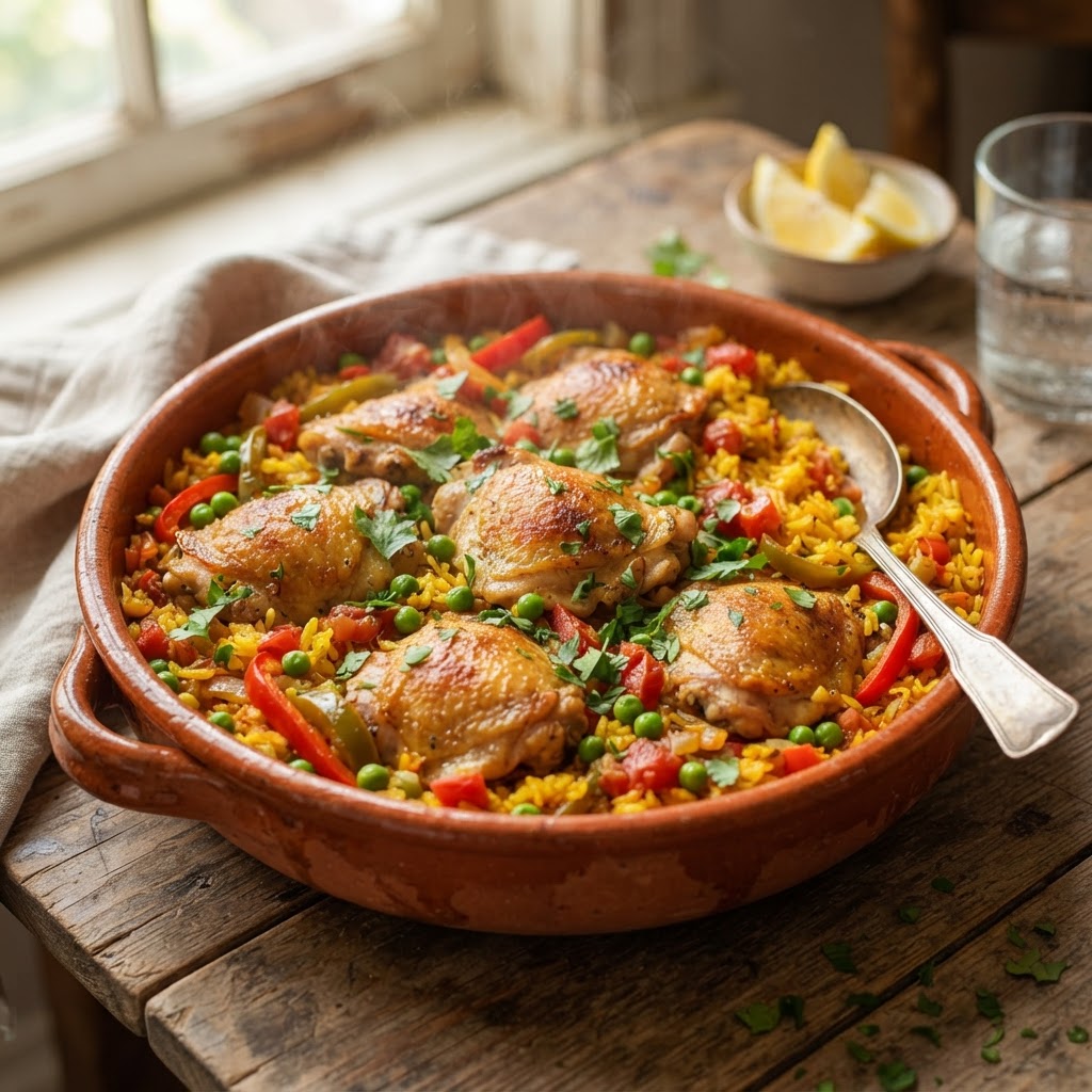 Classic Arroz con Pollo (One-Pot Chicken and Rice)