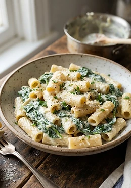 Greek Yogurt Garlic Parmesan Pasta