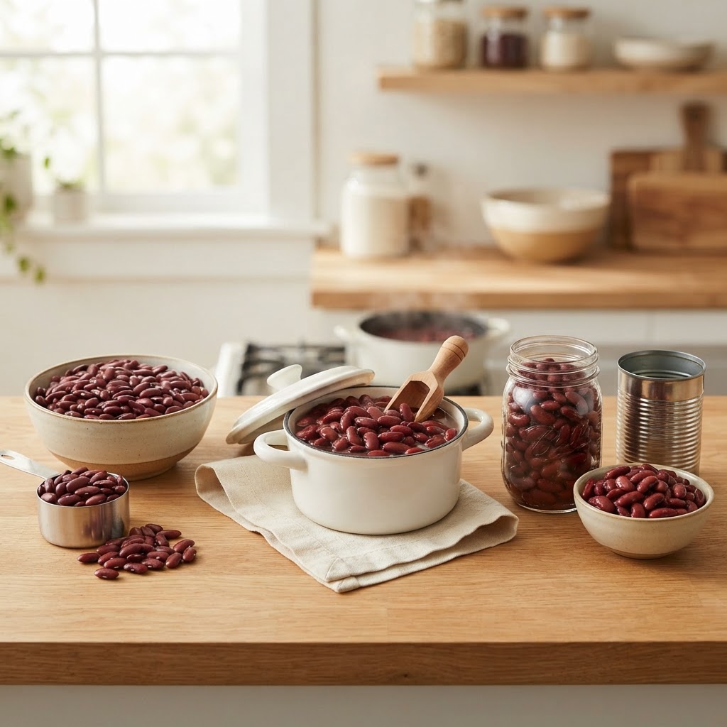 Dry Beans to Cooked Beans: Conversion Chart for Cans, Cups, and Pounds