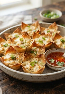 Crab Rangoon Wonton Cups