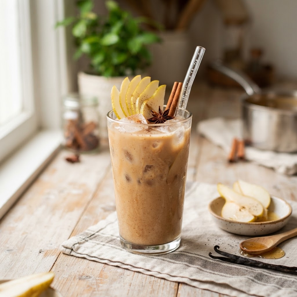 Pear Vanilla Iced Chai
