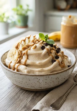 Banana Peanut Butter Nice Cream