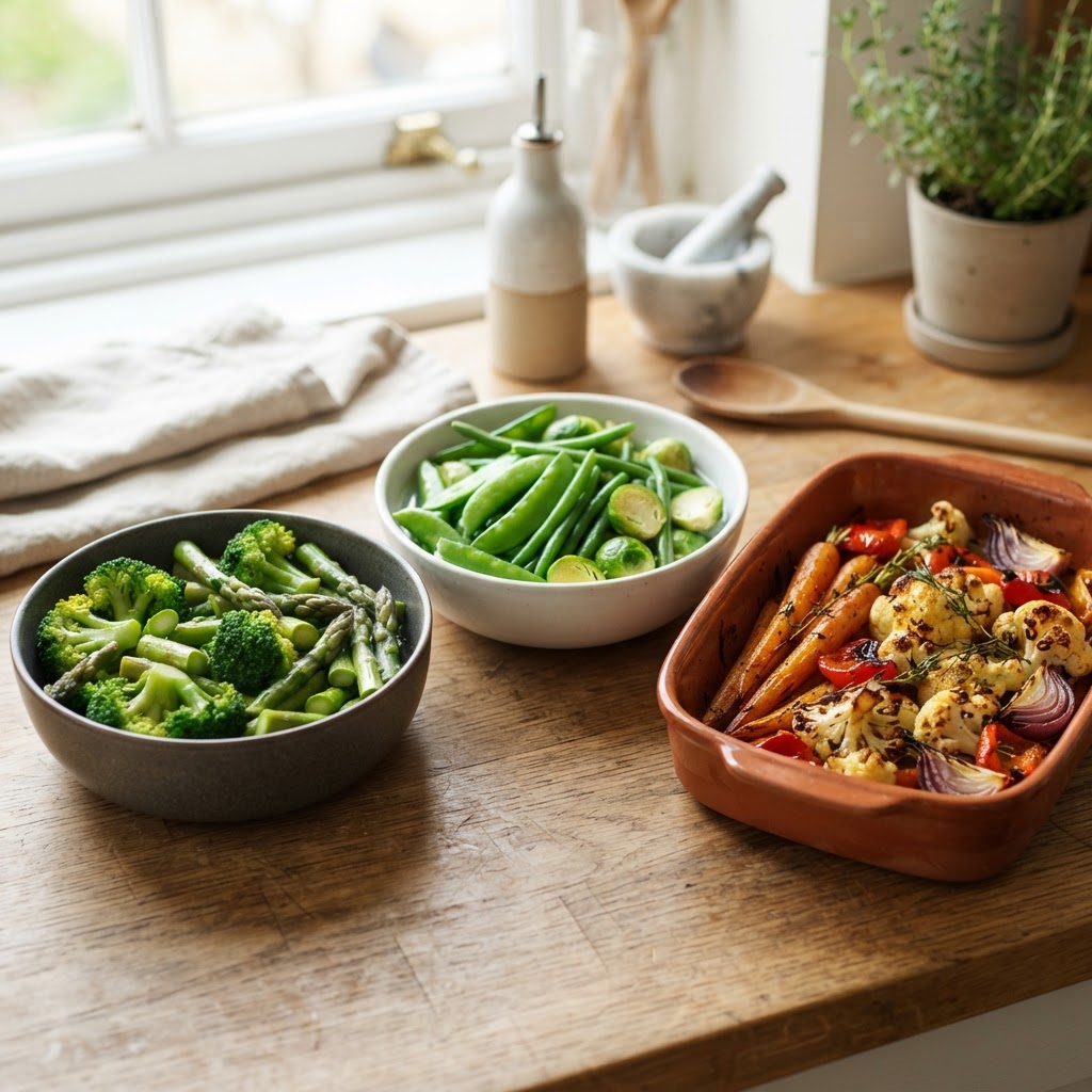 Steaming vs Blanching vs Roasting Vegetables: When Each Method Works Better