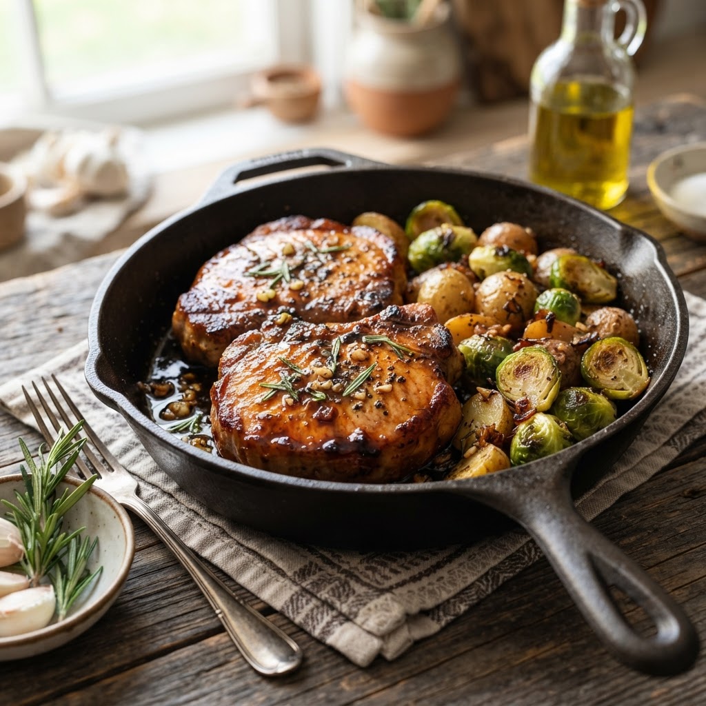 Maple Balsamic Pork Chops