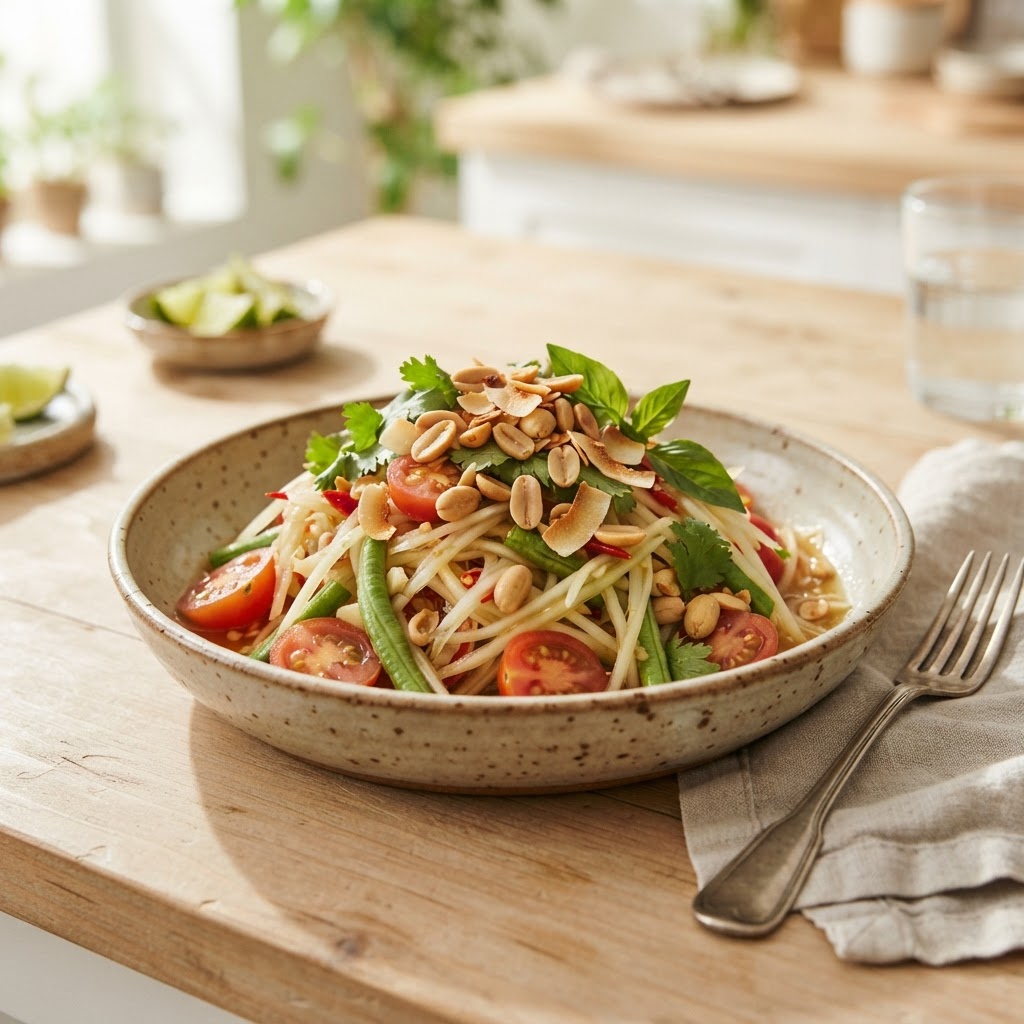 Thai-Inspired Green Papaya Salad