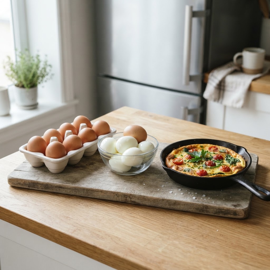 Egg Storage and Safety: Raw Eggs, Hard-Boiled Eggs, and Cooked Egg Dishes