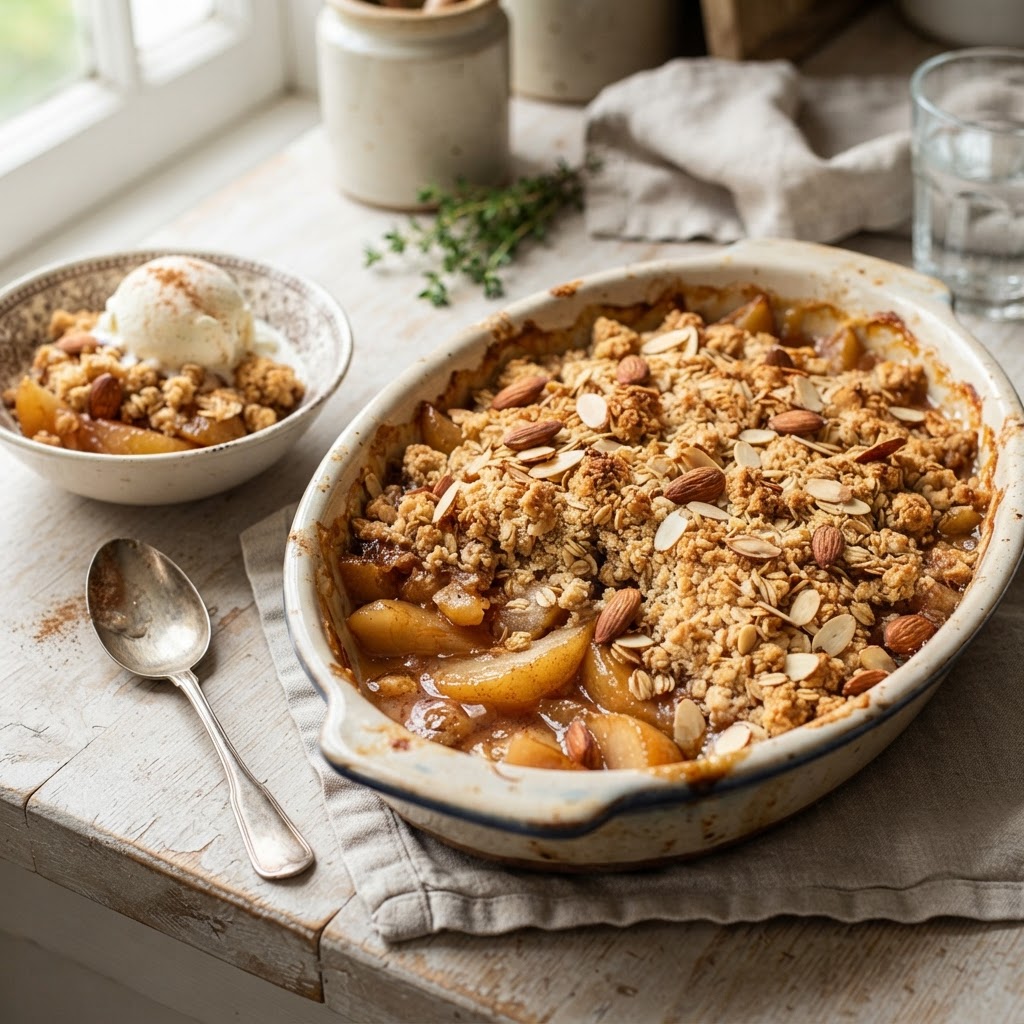 Pear Almond Crumble
