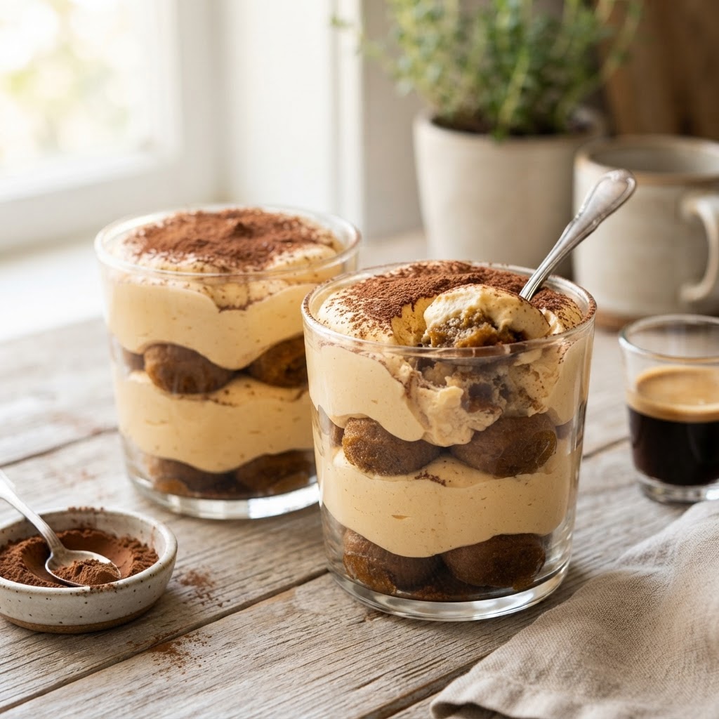 Pumpkin Tiramisu Cups