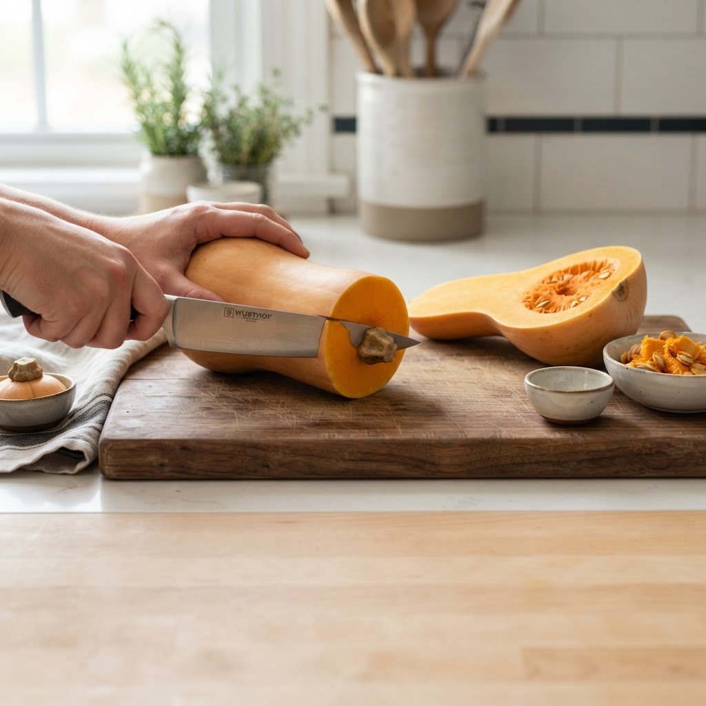 How to Cut Butternut Squash Safely