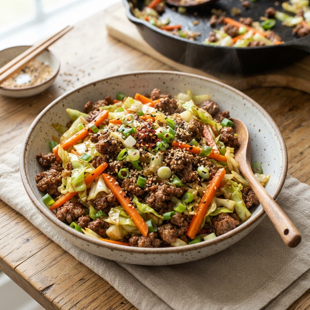 Cabbage Beef Stir-Fry