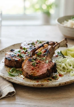 Asian-Inspired Grilled Lamb Chops