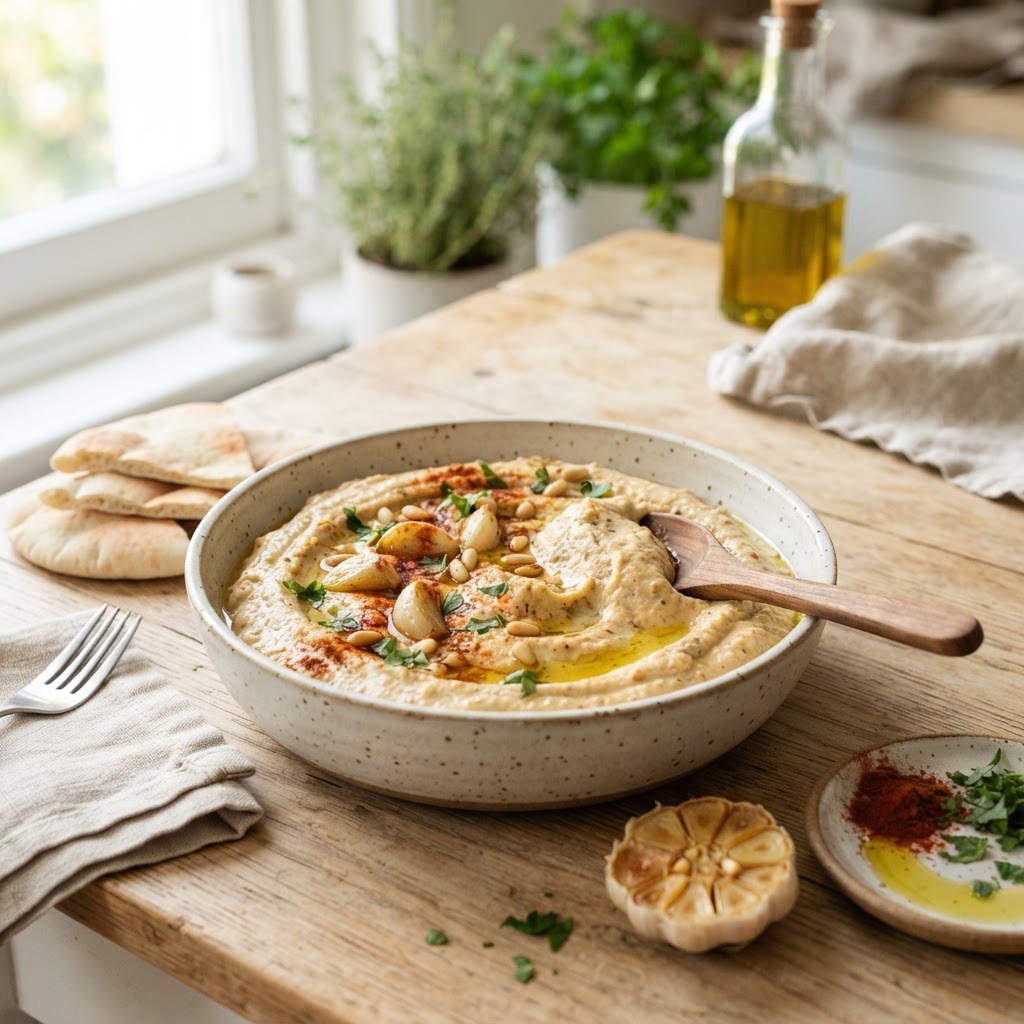 Roasted Garlic Hummus