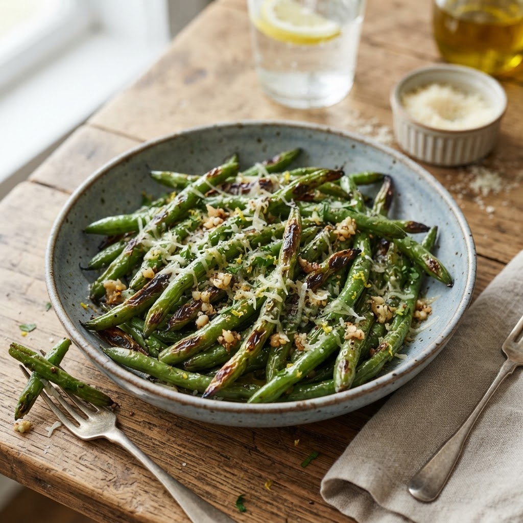 Garlic Parmesan Green Beans