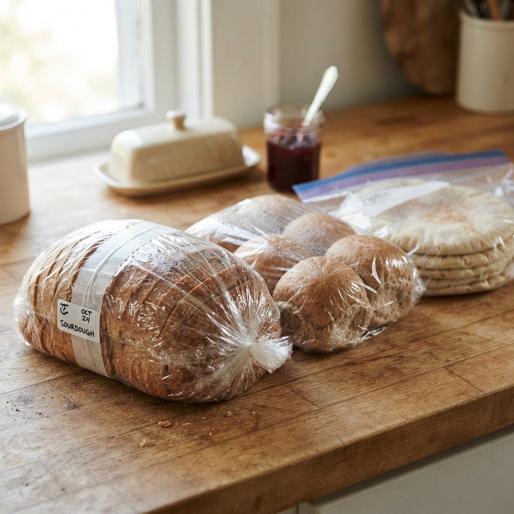 How to Freeze Bread, Rolls, and Flatbreads for Better Texture