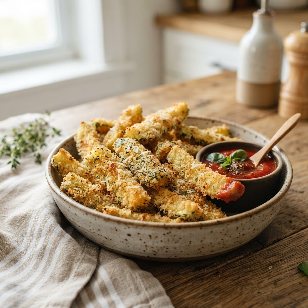 Air Fryer Parmesan Zucchini Fries