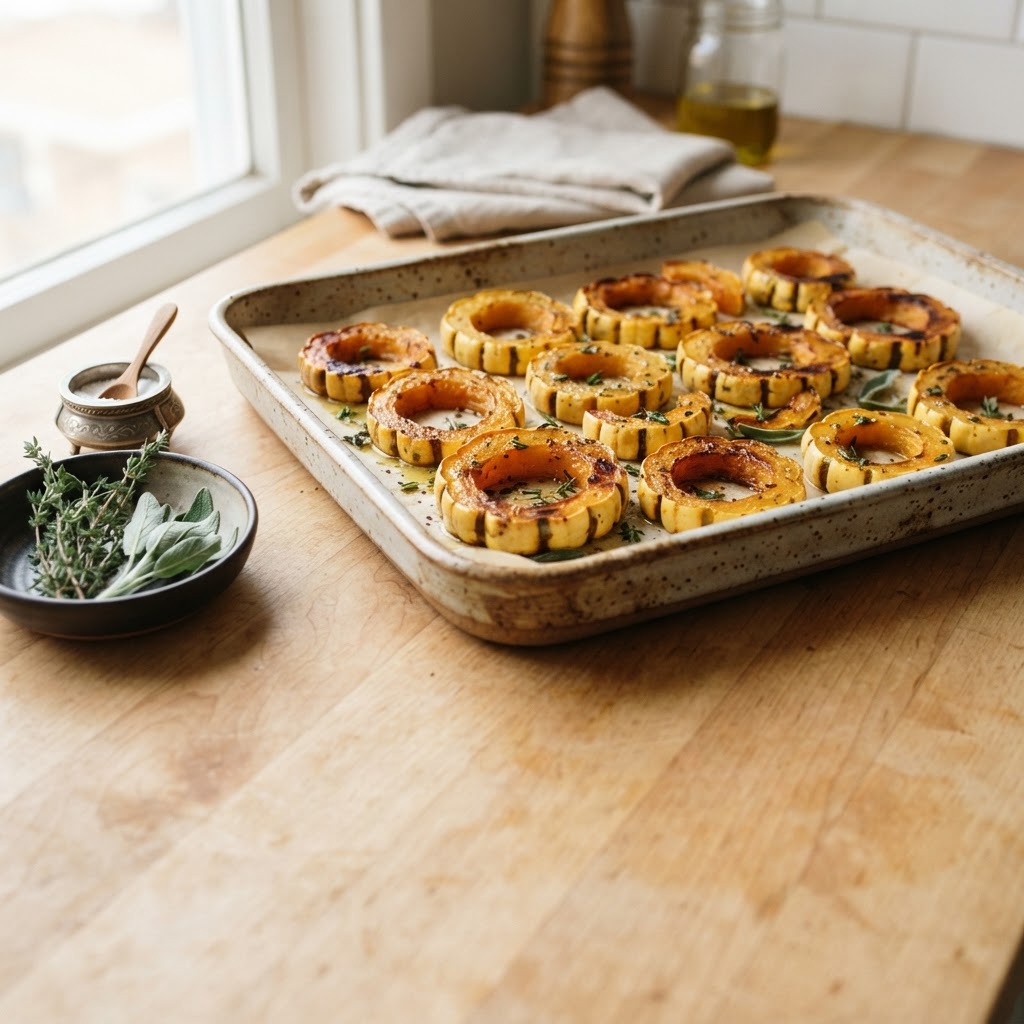 How to Roast Delicata Squash at 425°F