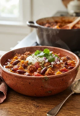 Pumpkin Sausage Chili