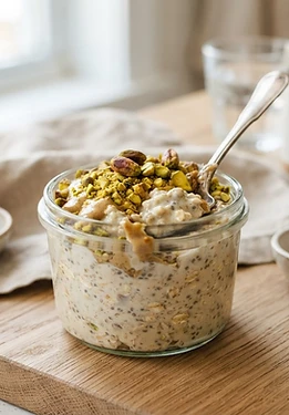 Pistachio Overnight Oats