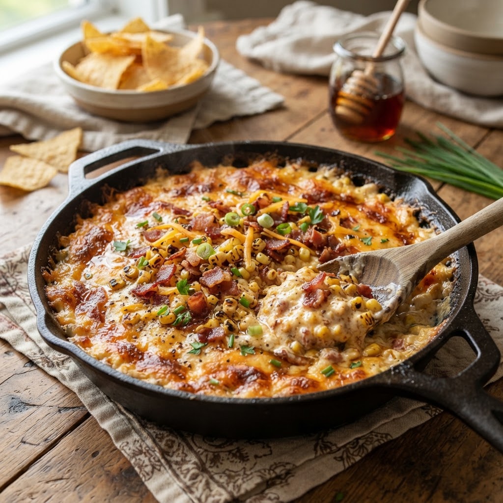 Maple Bacon Corn Dip