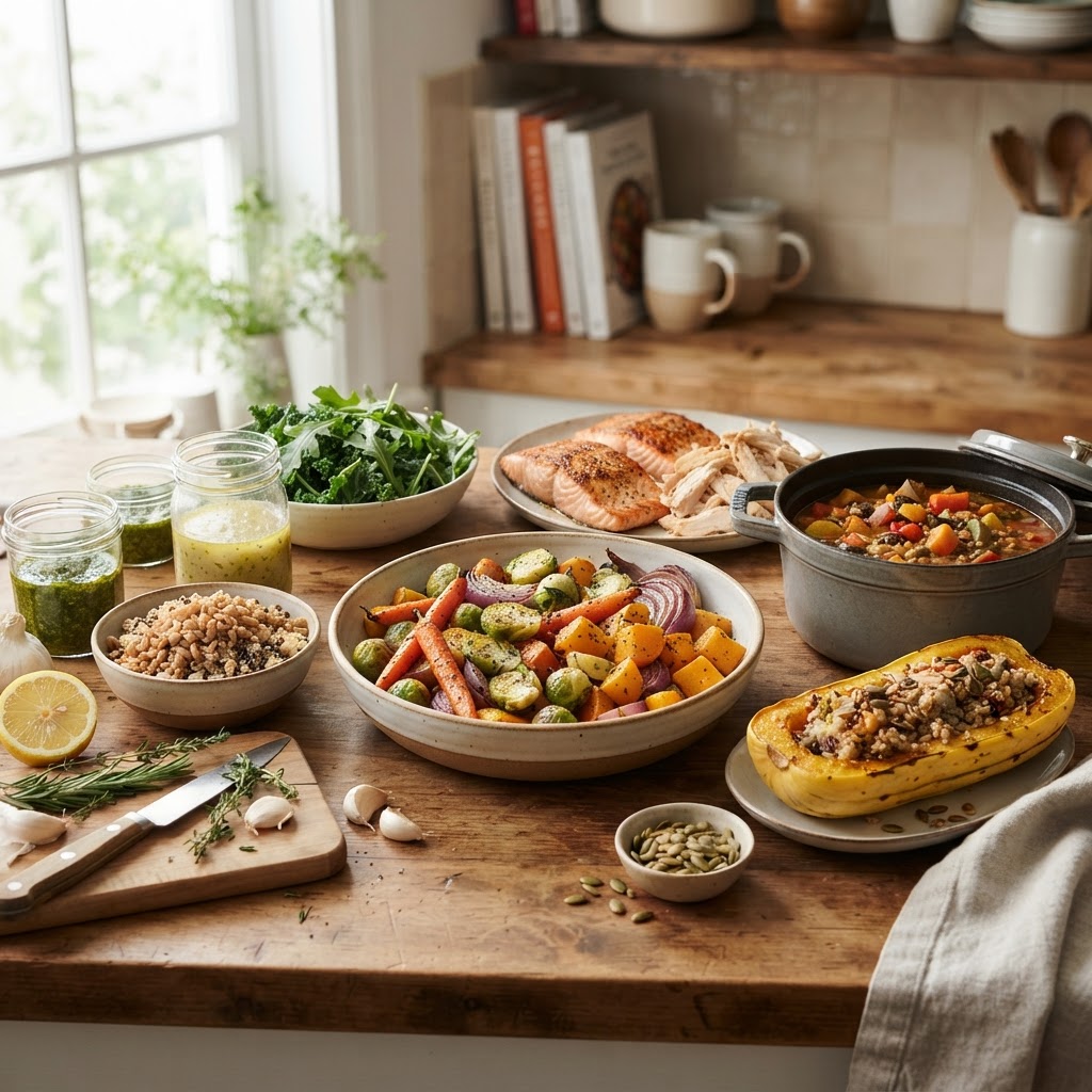 Fall Meal Prep Without Five Identical Containers