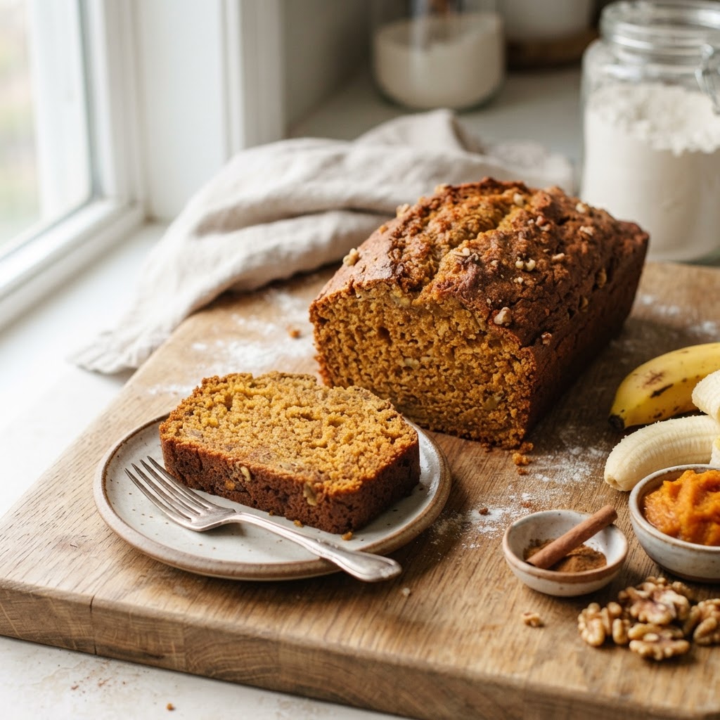 Pumpkin Banana Bread